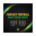 Fantasy Football Draft Cheat Sheet digital product cover